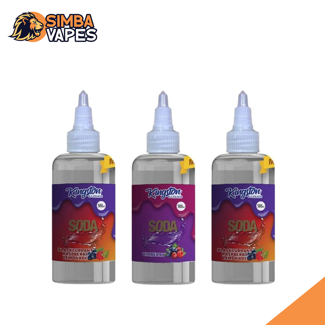 Kingston E-liquids Soda 500ml Shortfill (Pack Of 10)