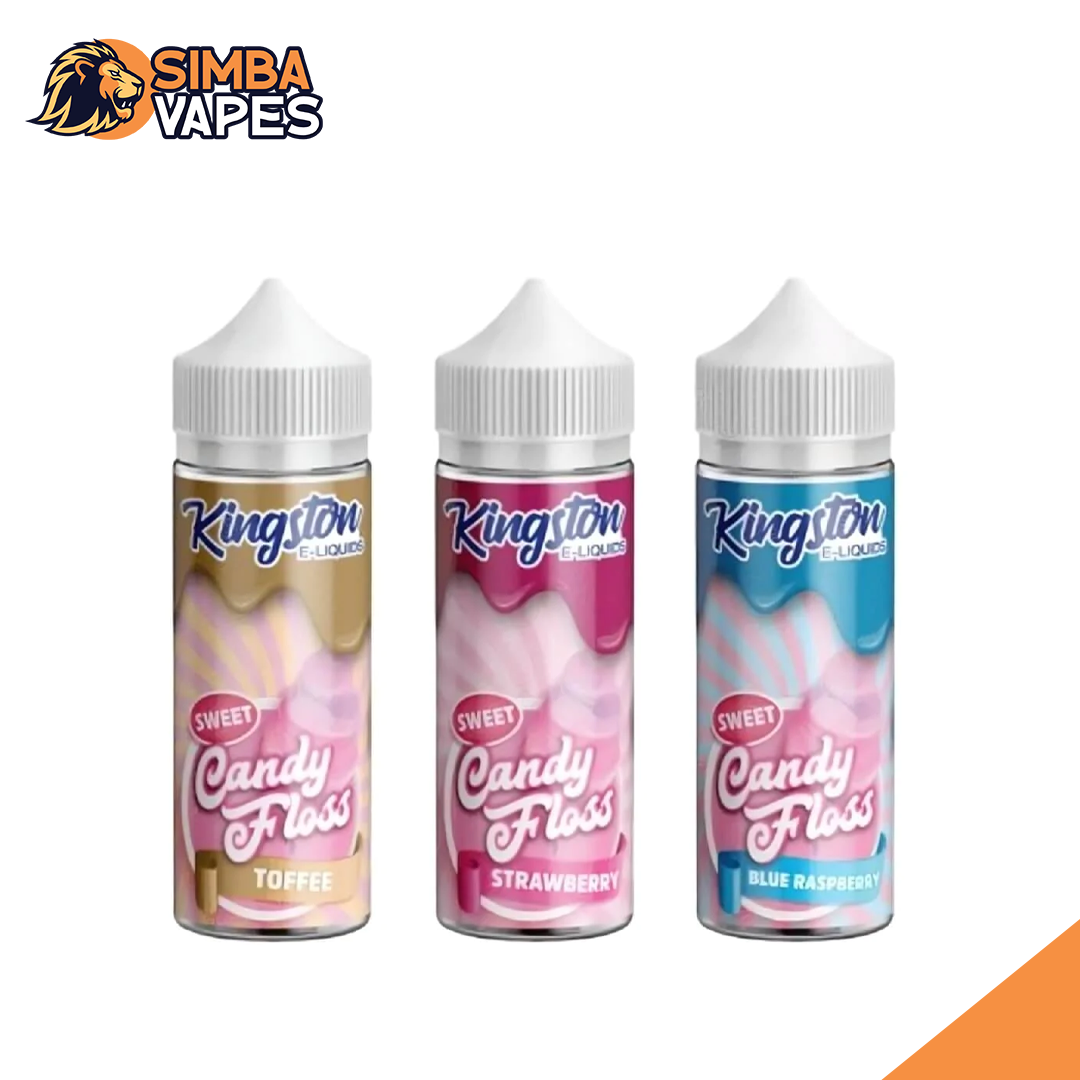 Kingston Sweet Candy Floss 100ML Shortfill (Pack Of 10)