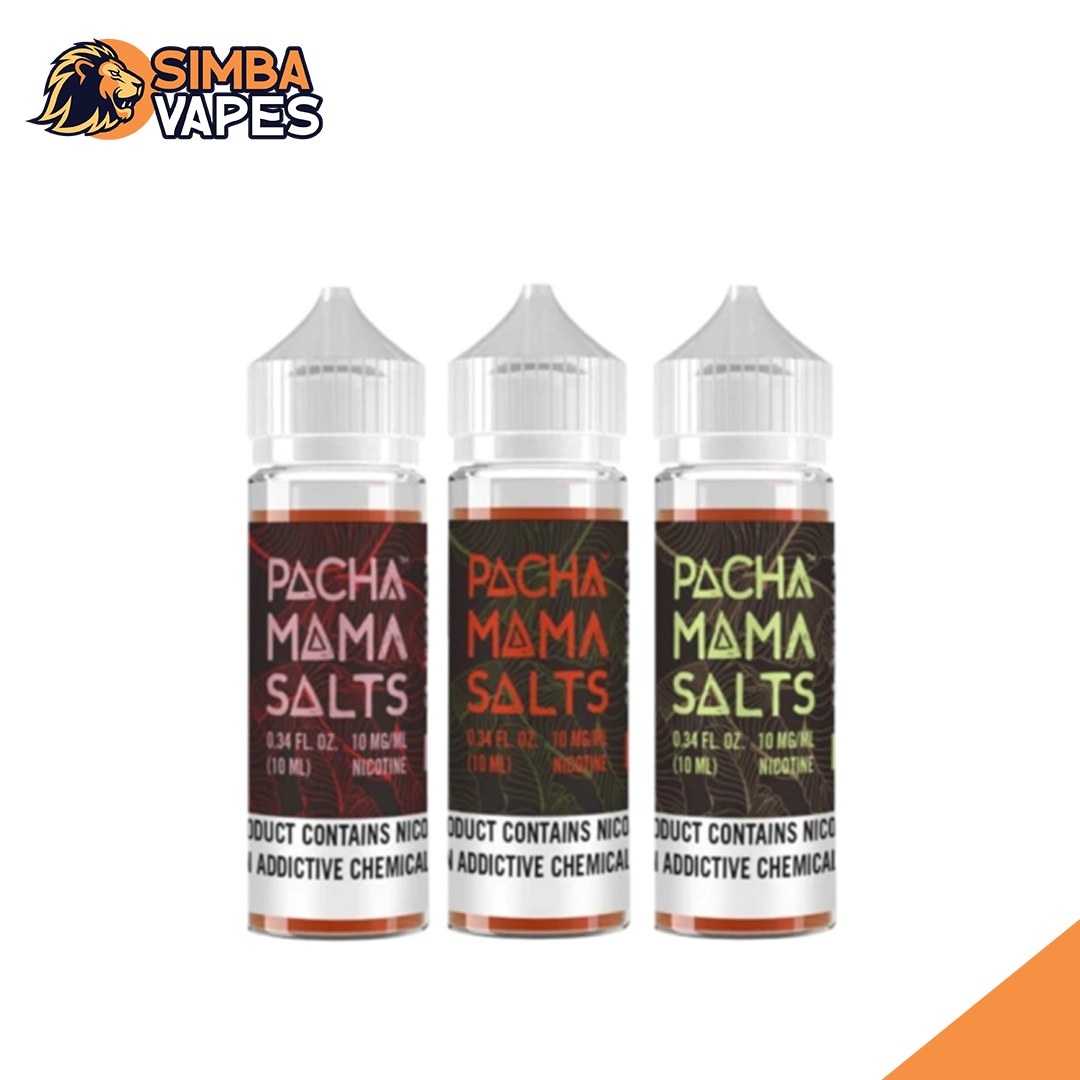 Pacha Mama 10ML Nic Salt (Pack Of 10)