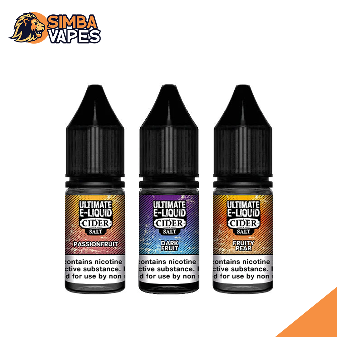 Ultimate E-Liquid Cider 10ML Nic Salt (Pack Of 10)