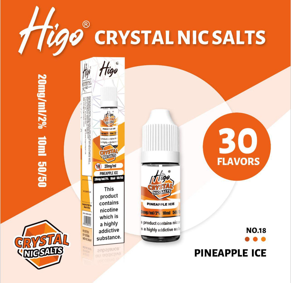 Higo Crystal Nic Salts (Box of 10)