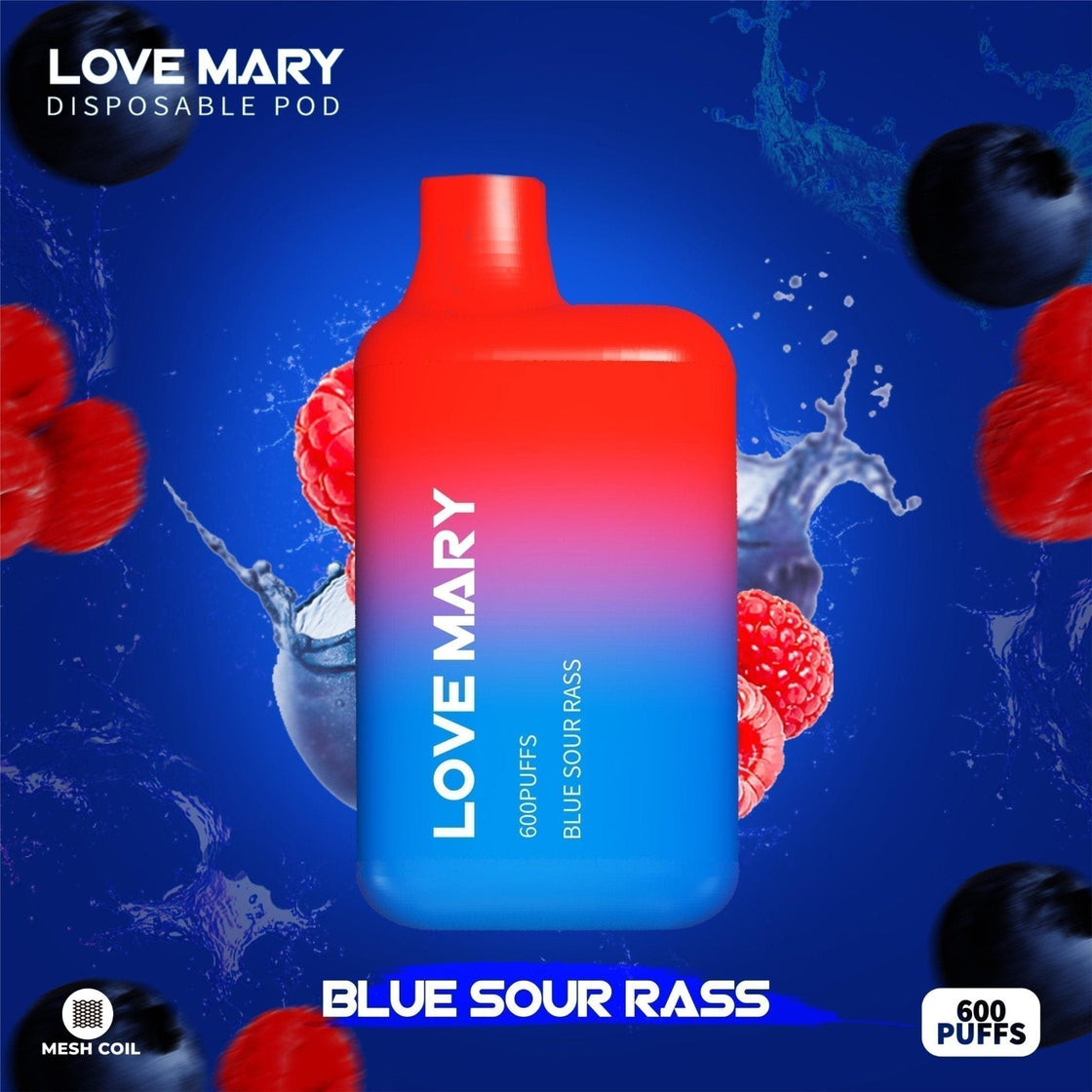 Love Mary 600 puffs Disposable Vape Box of 10