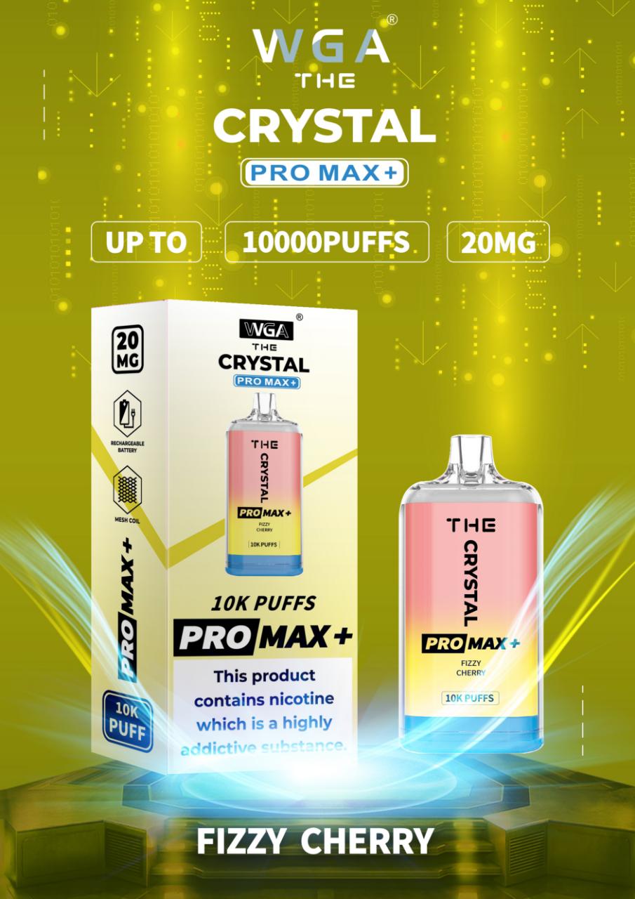 The Crystal Pro Max + 10000  Zero Nicotine Box Of 10