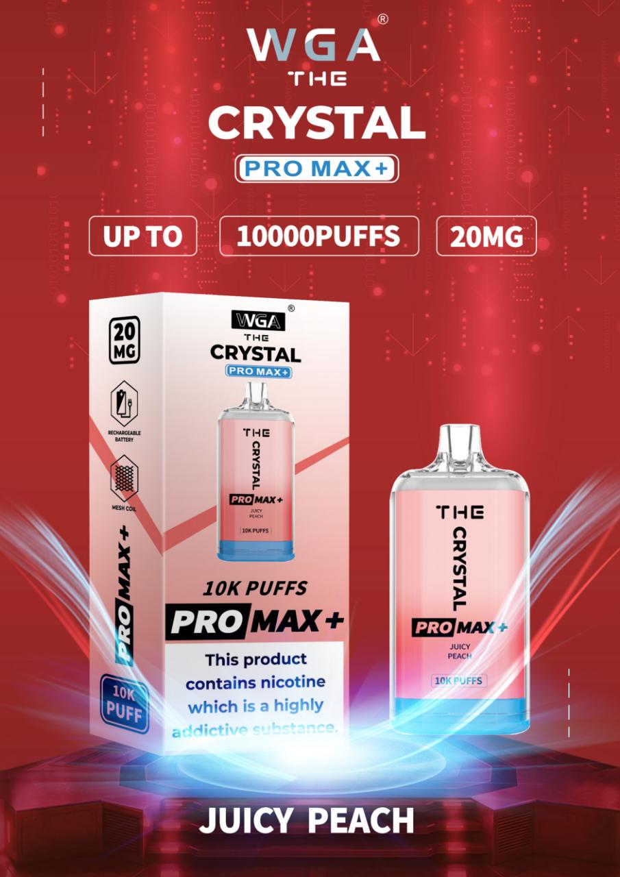 The Crystal Pro Max + 10000 Puffs ZERO NICOTINE