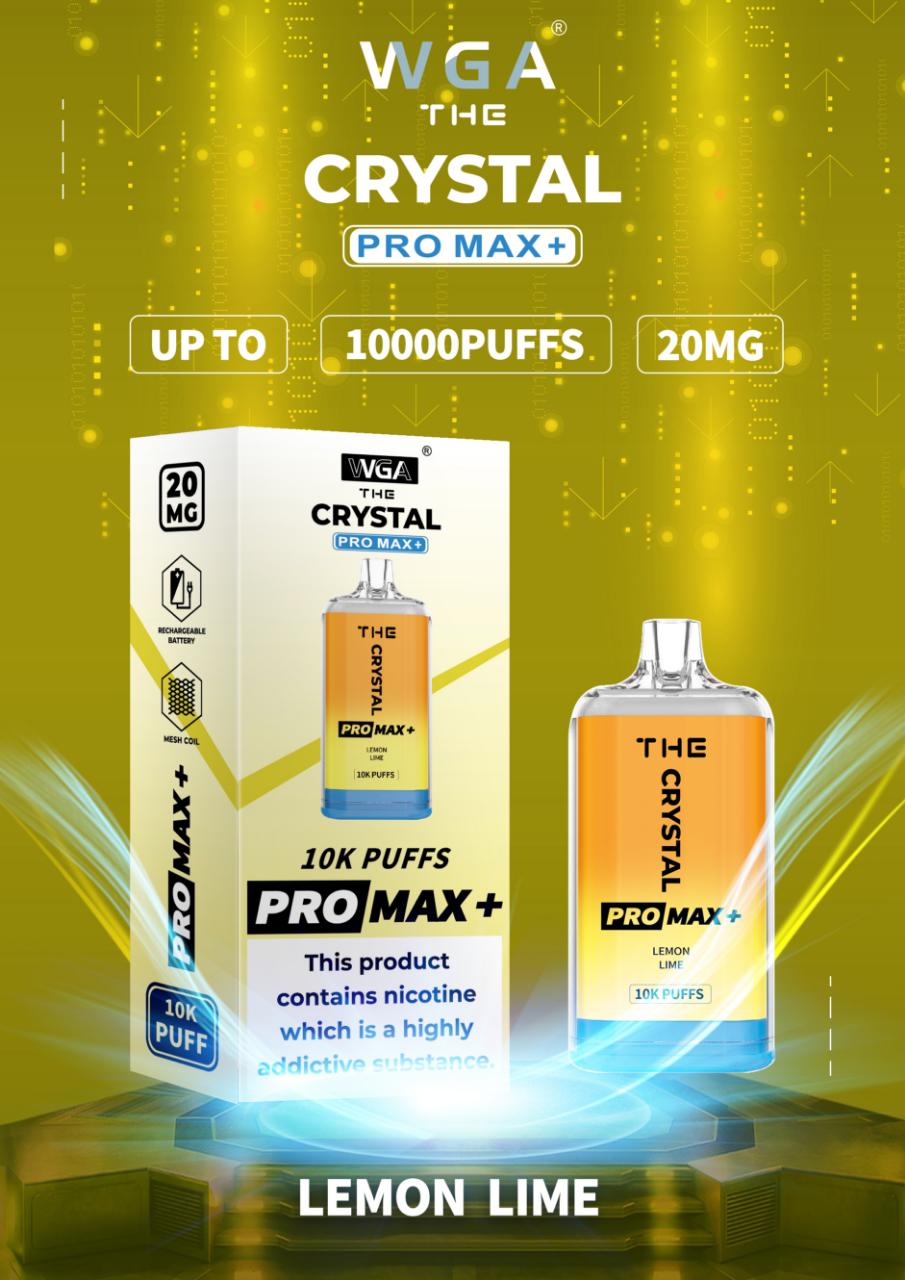 The Crystal Pro Max + 10000  Zero Nicotine Box Of 10