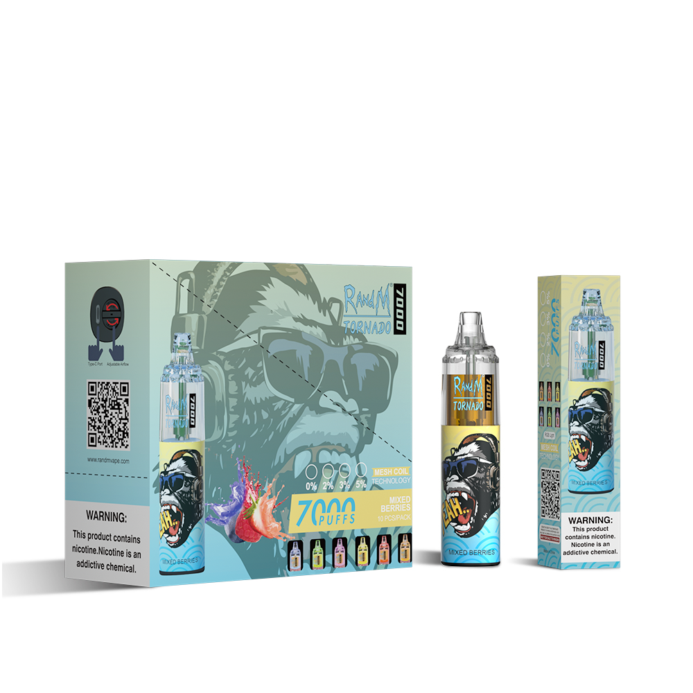 RAndM Tornado 7000 Puffs Disposable Vape (Box of 10)