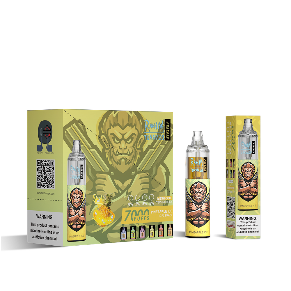 RAndM Tornado 7000 Puffs Disposable Vape (Box of 10)