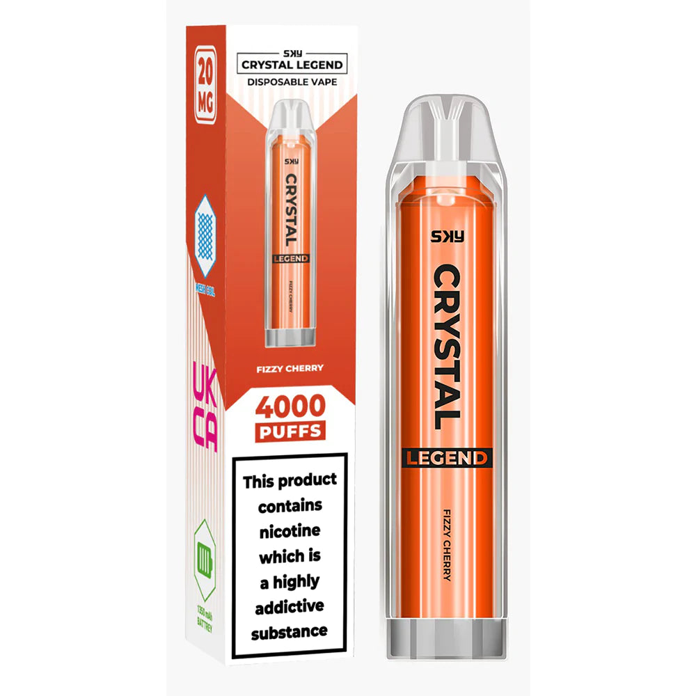 Crystal Legend 4000 Puffs Disposable Vape (Pack of 10)