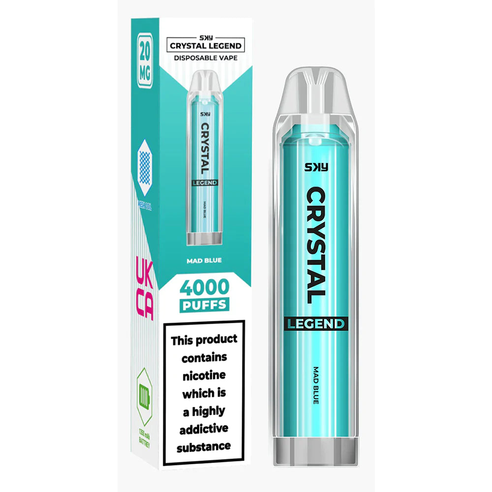 Crystal Legend 4000 Puffs Disposable Vape (Pack of 10)