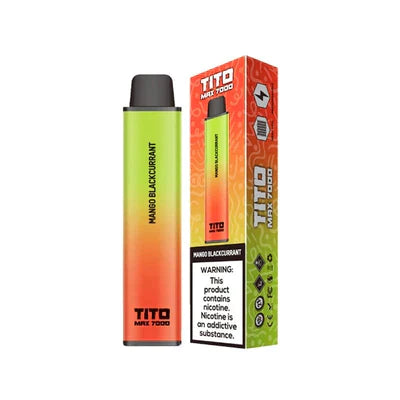 Tito Max 7000 Disposable Vape Pod Device Pack of 10