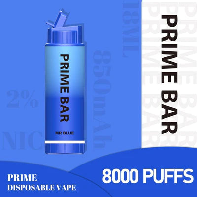 Prime Bar 8000 Disposable Vape Pod Device Pack of 10