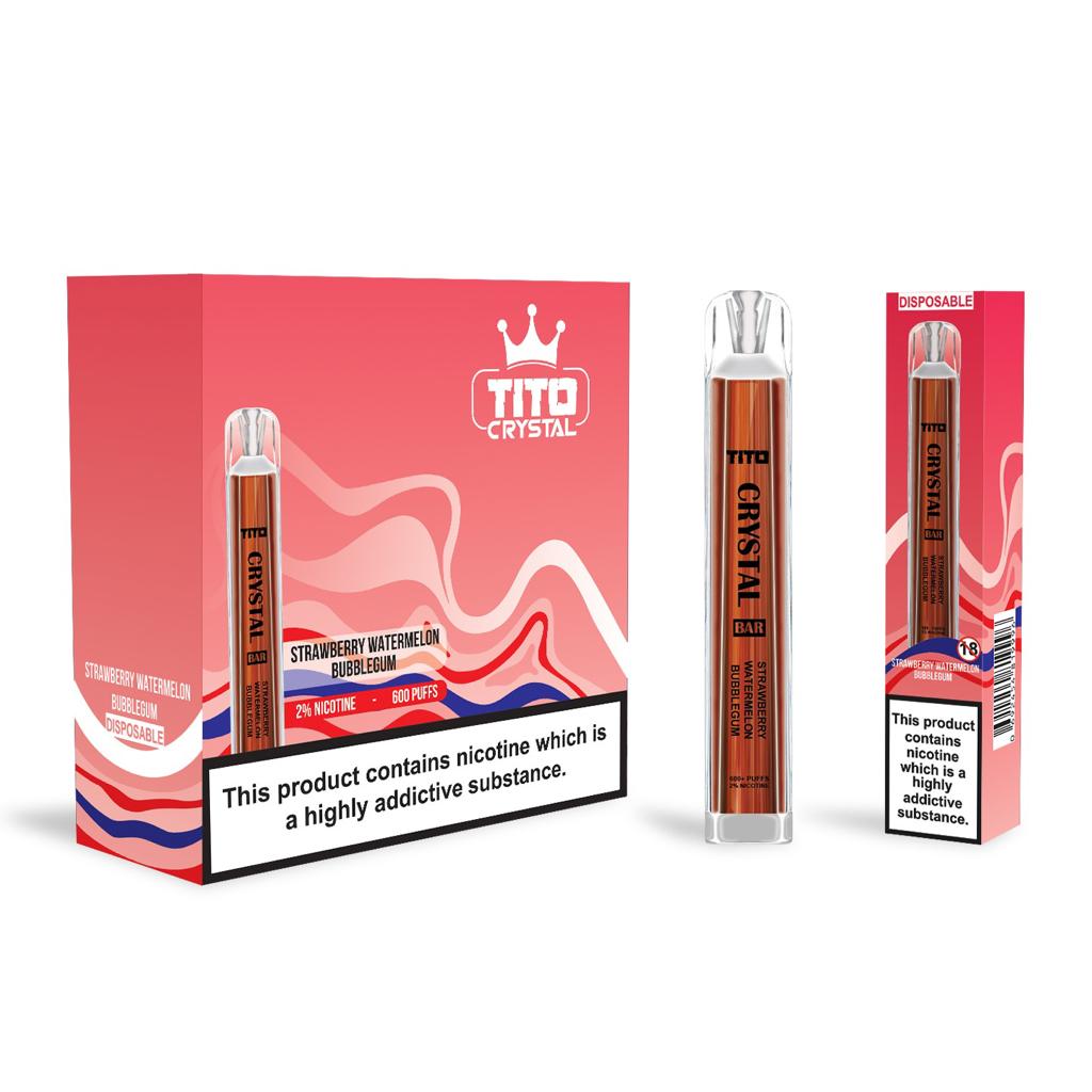 Tito Crystal Bar 600 Puffs Disposable Vape