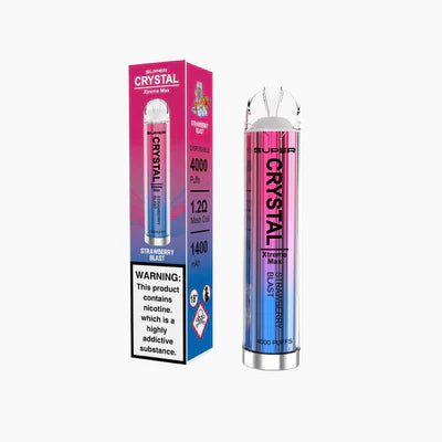 Super Crystal Xtreme Max 4000 Disposable Vape Pod