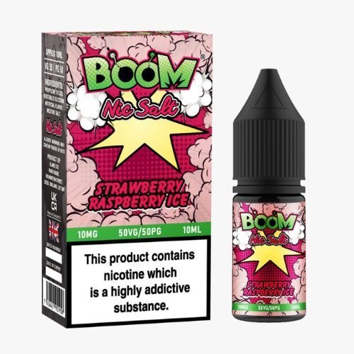 Boom Nic Salts 10ml E-liquids - Box of 10 - simbavapes