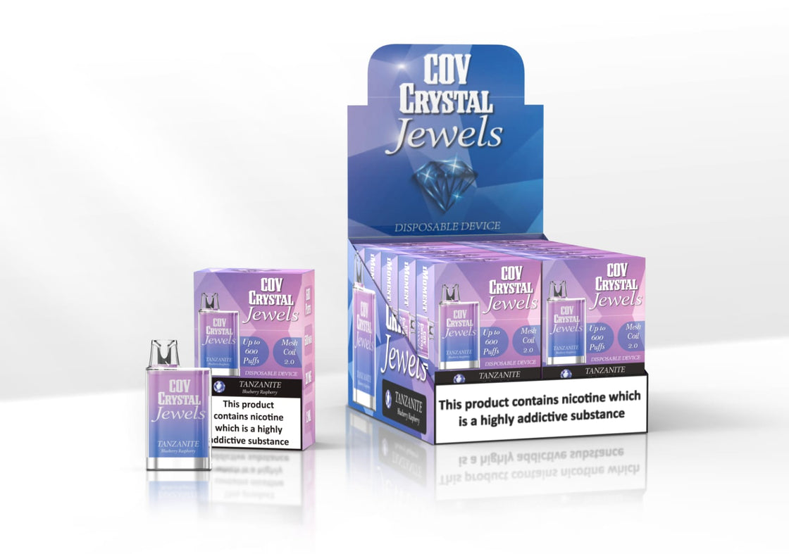 COV Crystal Jewels 600 Puff Disposable Vape Pod - 20mg - #Simbavapes#