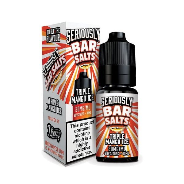 Seriously Bar Salt E-liquids Nic Salts-10ml- Box of 10 - simbavapes