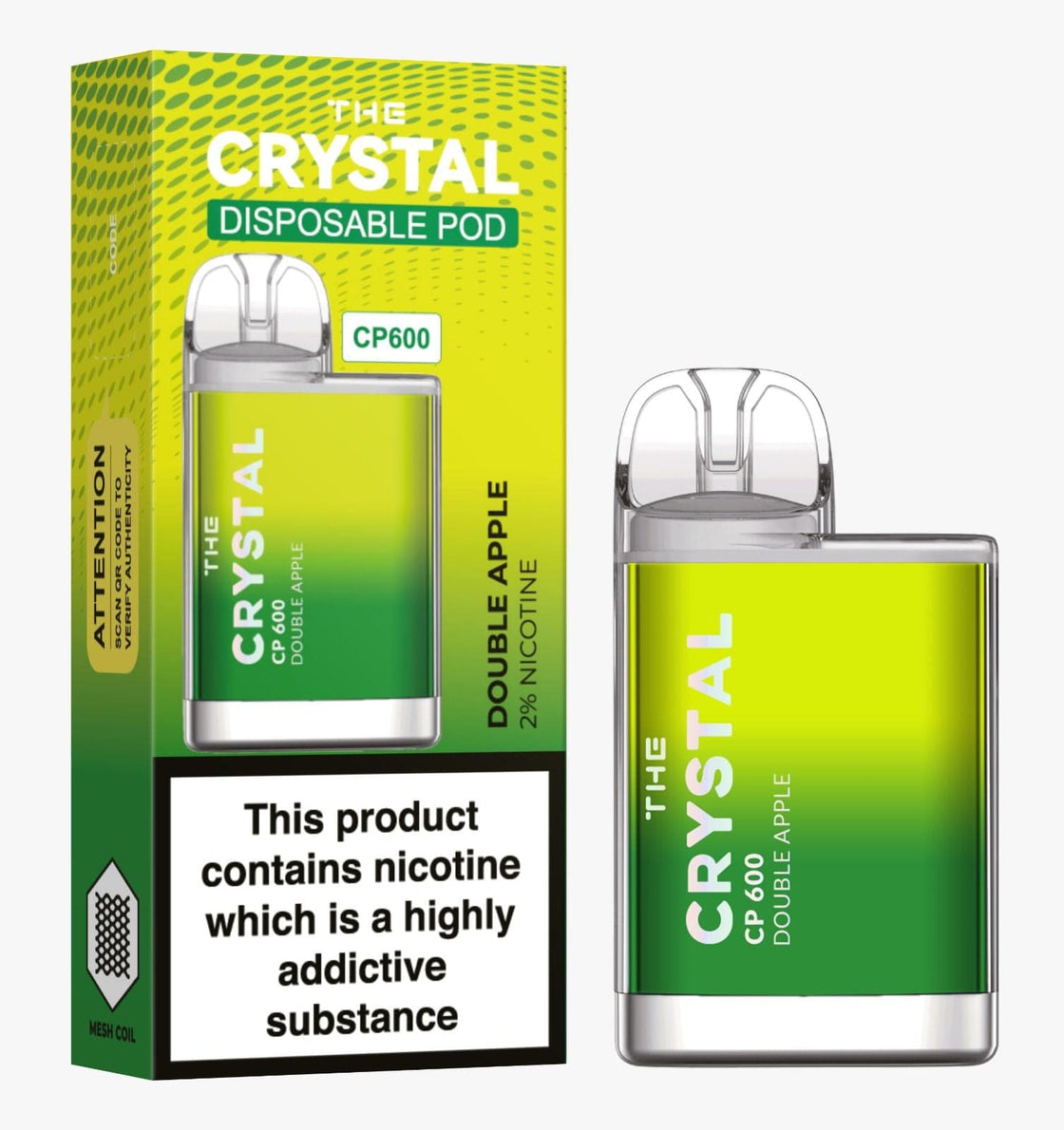 The Crystal CP600 Disposable Vape Puff Bar Mini Pod - #Simbavapes#