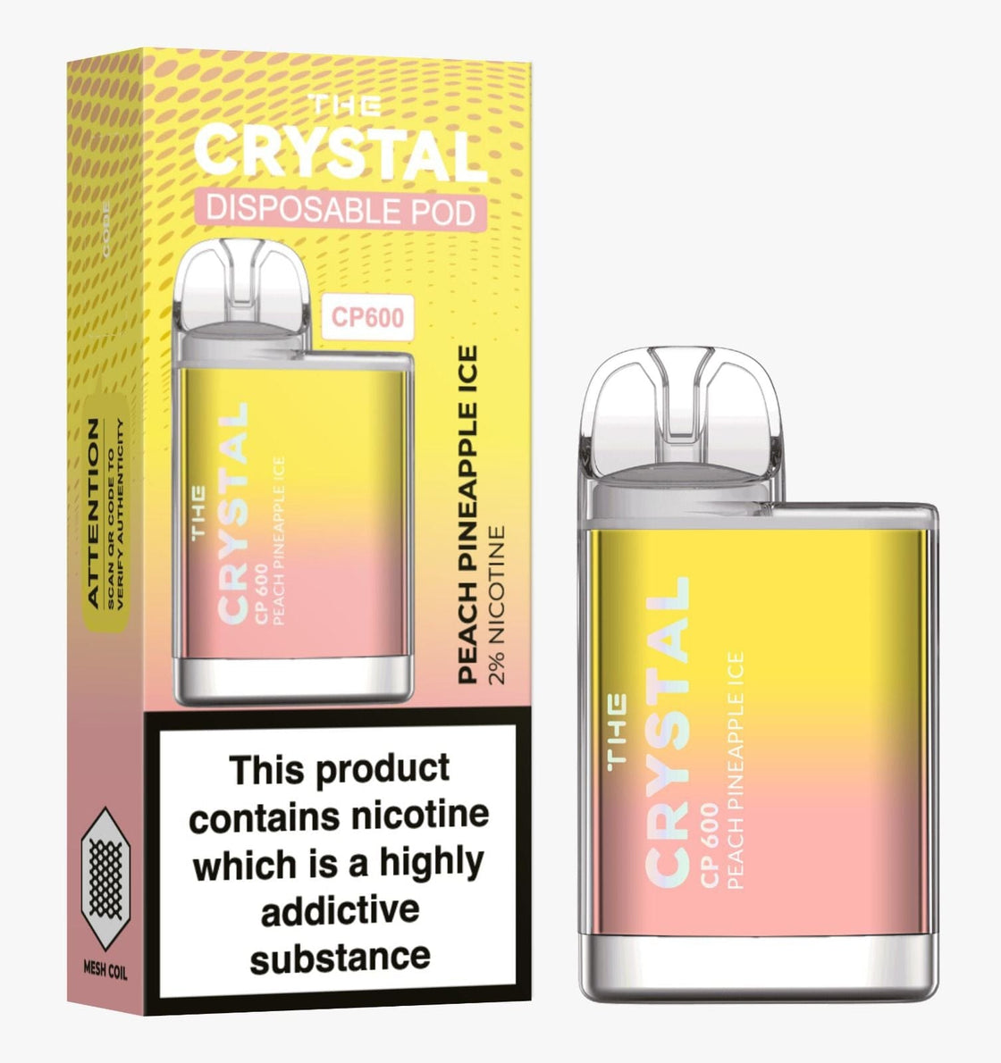 The Crystal CP600 Disposable Vape Puff Bar Mini Pod - #Simbavapes#